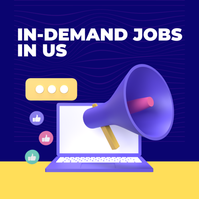 In demand jobs in U.S